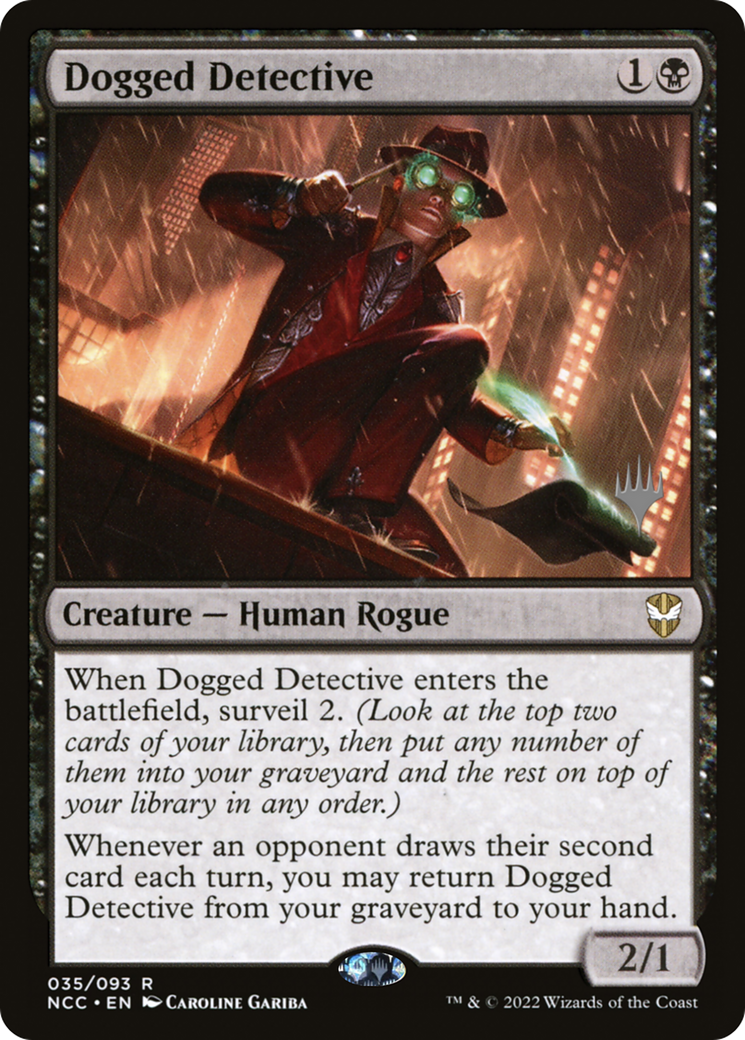 Dogged Detective (Promo Pack) [Streets of New Capenna Commander Promos]-1