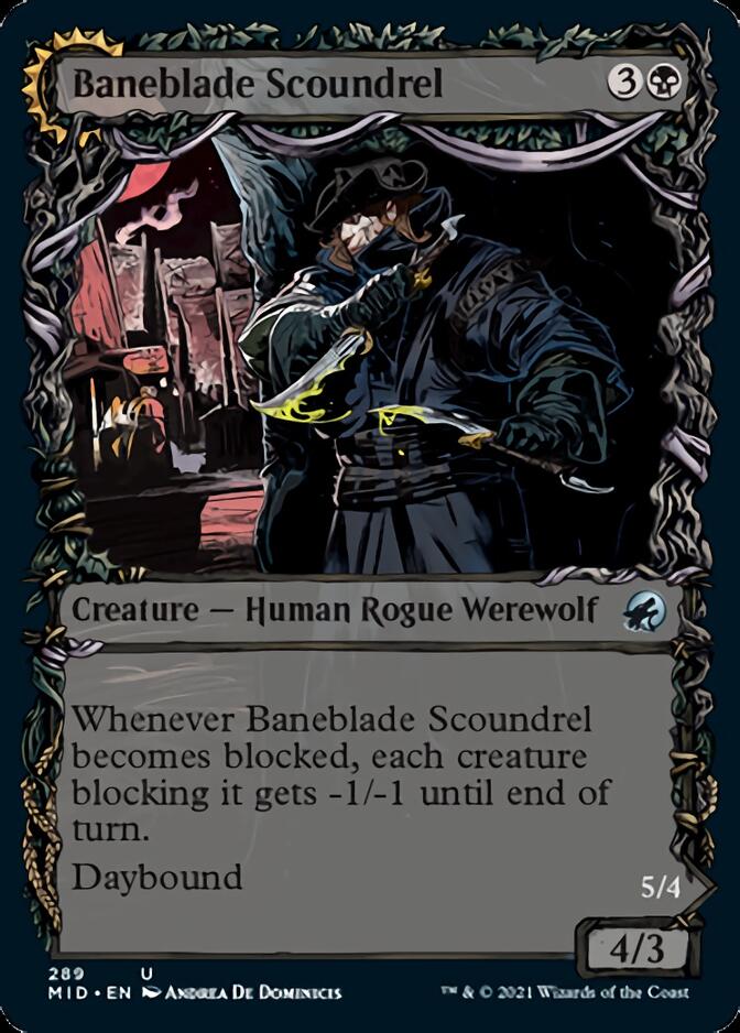 Baneblade Scoundrel // Baneclaw Marauder (Showcase Equinox) [Innistrad: Midnight Hunt]-1
