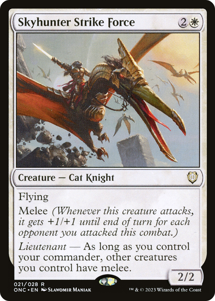 Skyhunter Strike Force [Phyrexia: All Will Be One Commander]-1