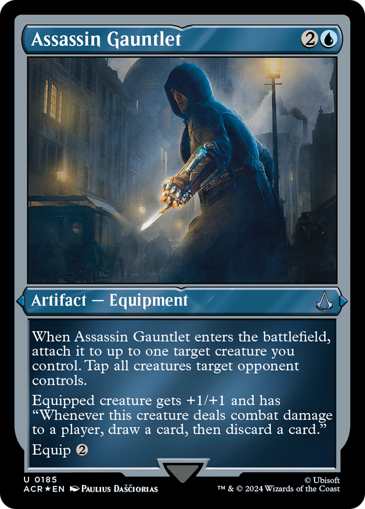Assassin Gauntlet (ACR-185) - Assassin's Creed Etched Foil-1