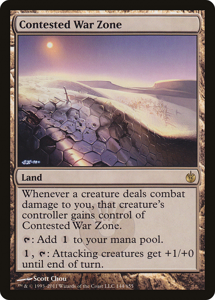 Contested War Zone [Mirrodin Besieged]-1