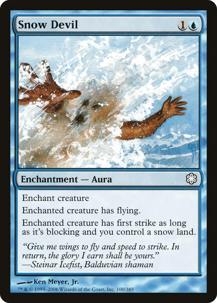 Snow Devil [Coldsnap Theme Decks]-1