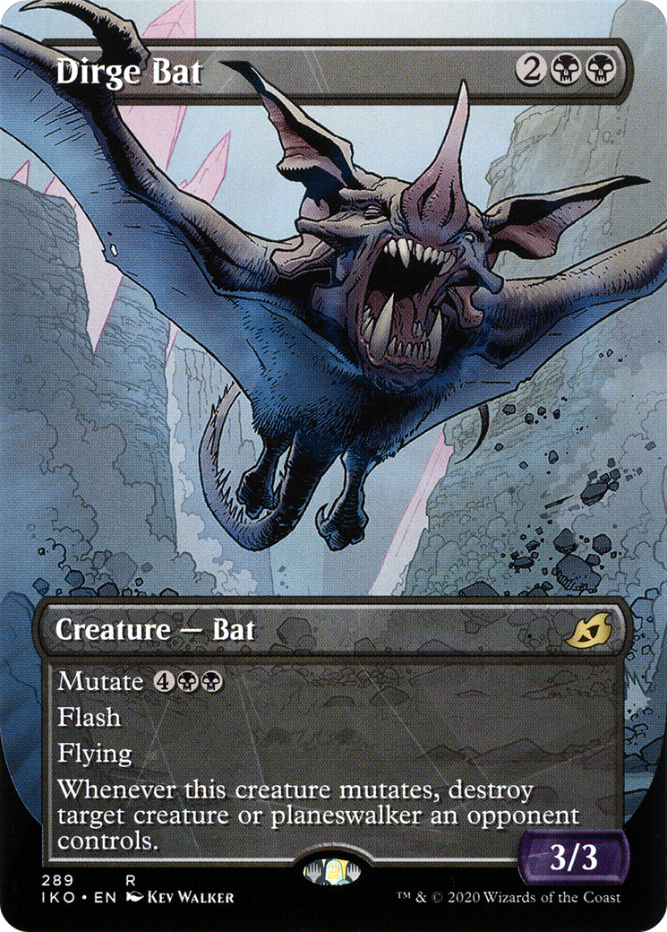 Dirge Bat (Showcase) [Ikoria: Lair of Behemoths]-1