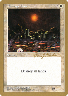 Armageddon - 1998 Brian Hacker (5ED) (SB) (WCD-) - World Championship Decks 1998-1
