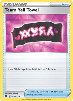 Team Yell Towel (063/072) [Sword & Shield: Shining Fates]-1