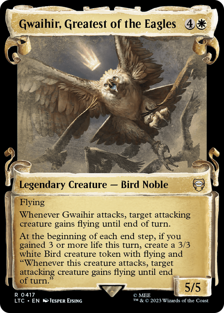 Gwaihir, Greatest of the Eagles [The Lord of the Rings: Tales of Middle-Earth Commander Showcase Scrolls]-1