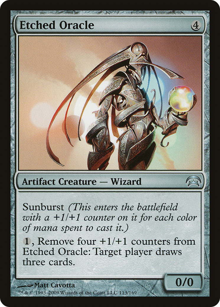 Etched Oracle [Planechase]-1