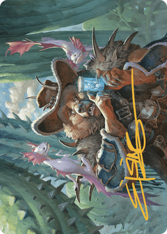 Doc Aurlock, Grizzled Genius // Doc Aurlock, Grizzled Genius (AOTJ-021) - Outlaws of Thunder Junction Art Series (Borderless)-3
