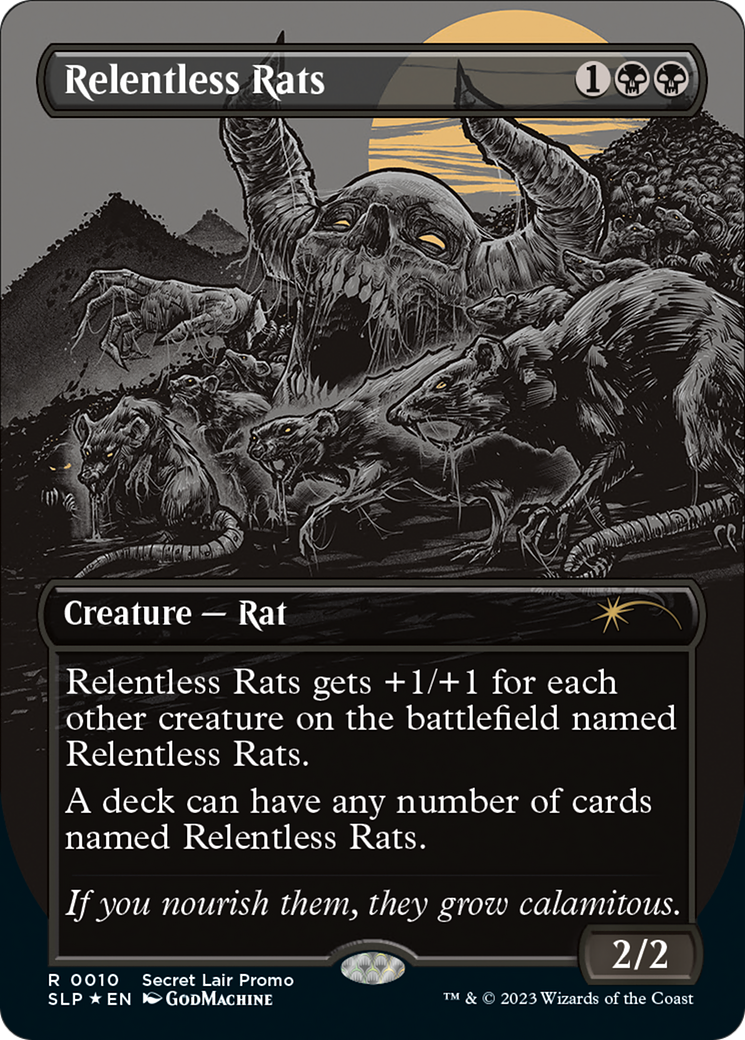 Relentless Rats (Borderless) [Secret Lair Showdown]-1