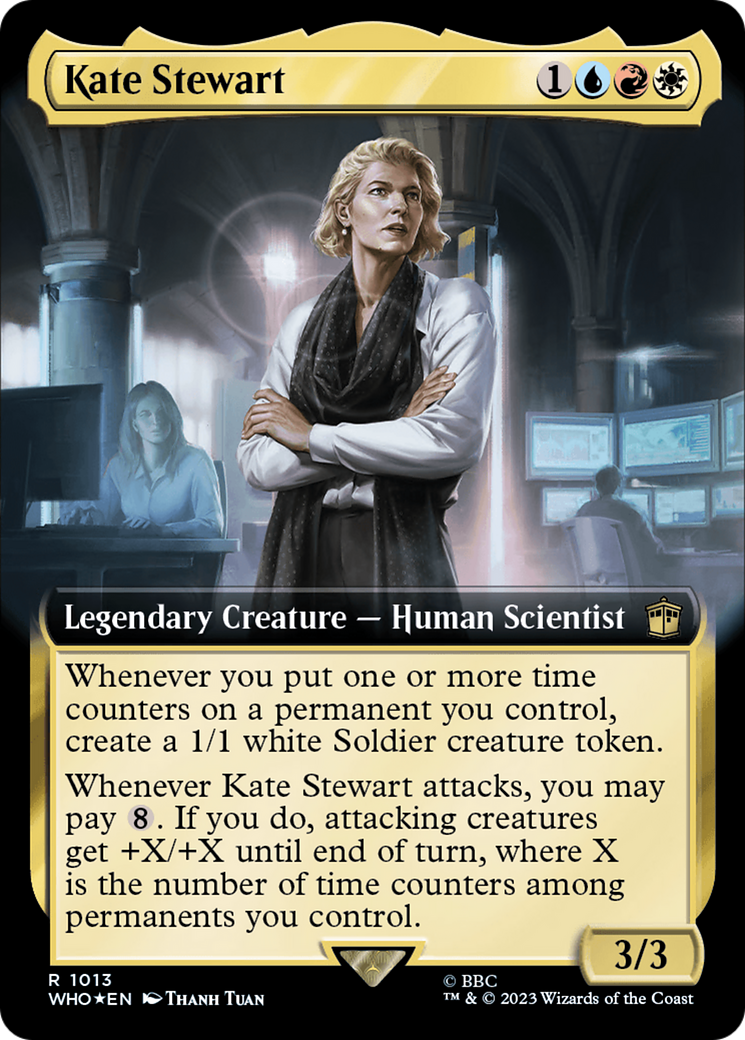 Kate Stewart (Extended Art) (Surge Foil) [Doctor Who]-1