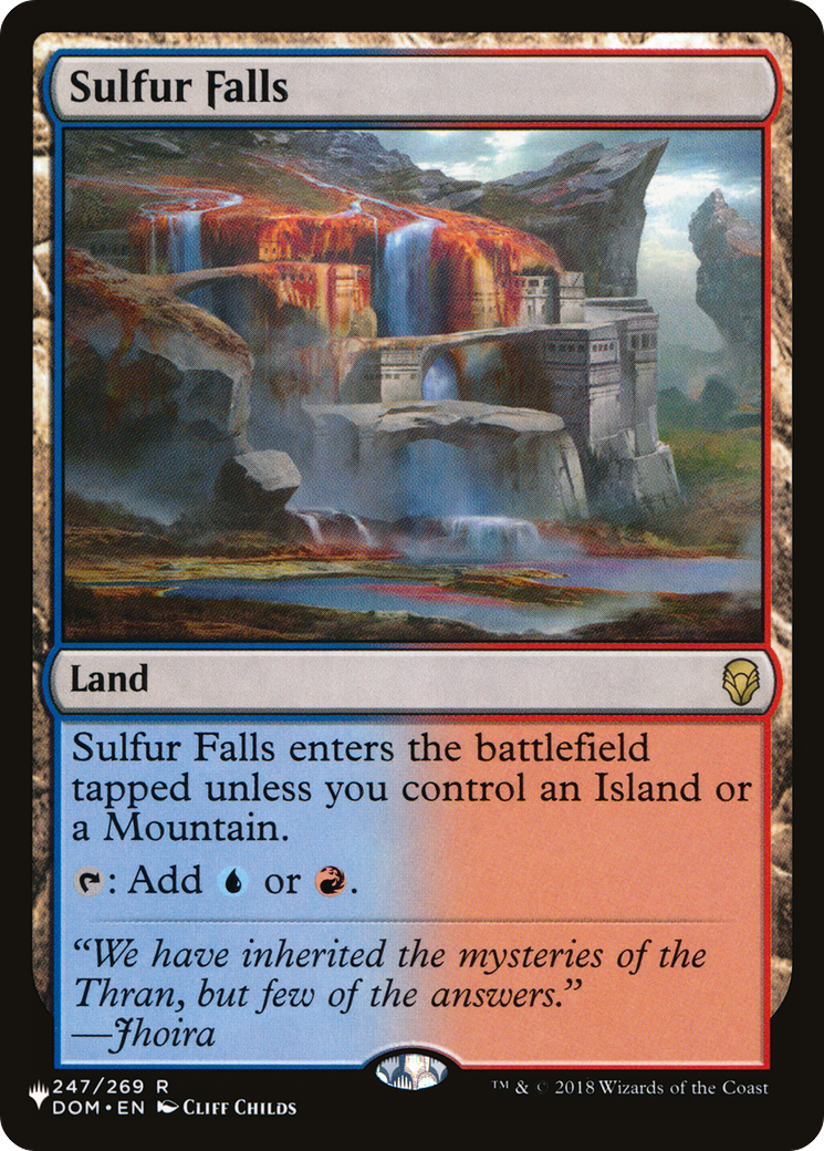 Sulfur Falls [Secret Lair: Heads I Win, Tails You Lose]-1
