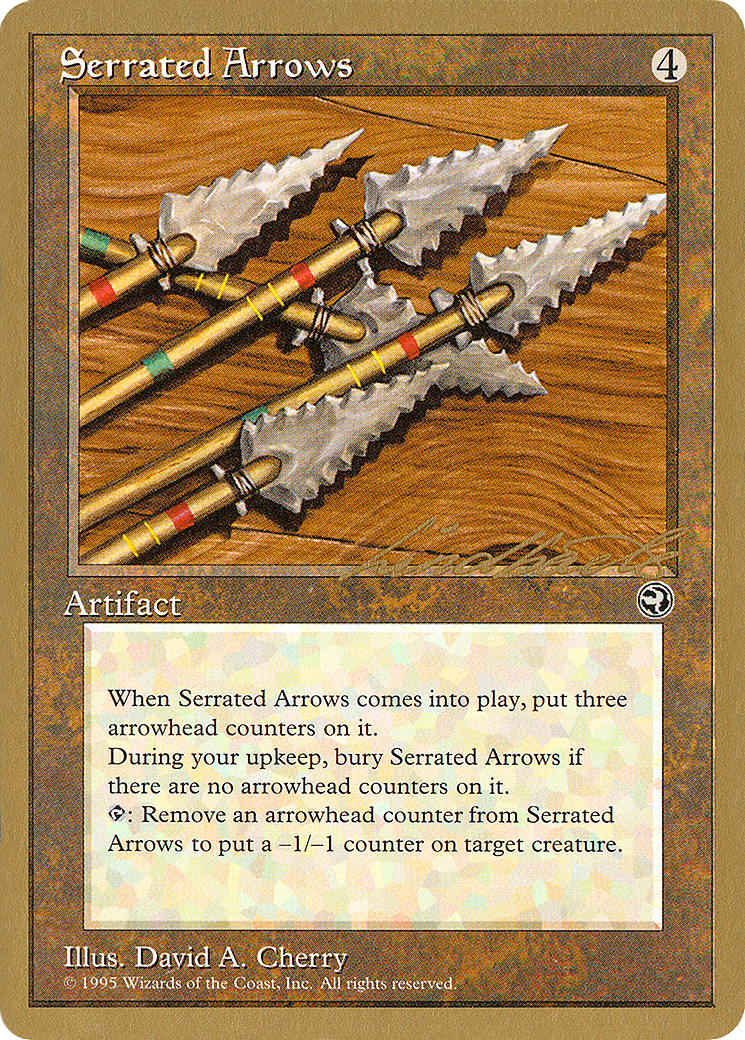Serrated Arrows - 1996 Leon Lindback (HML) (WCD-) - Pro Tour Collector Set-1