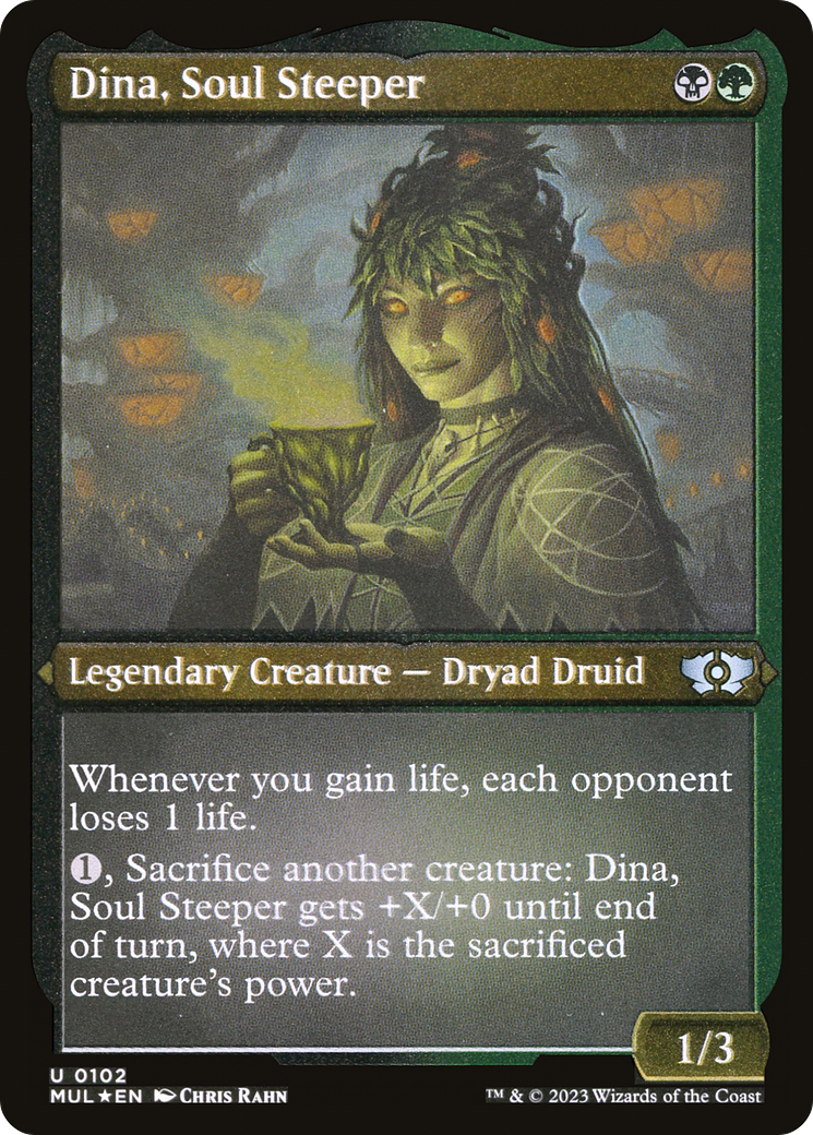 Dina, Soul Steeper (Foil Etched) [Multiverse Legends]-1
