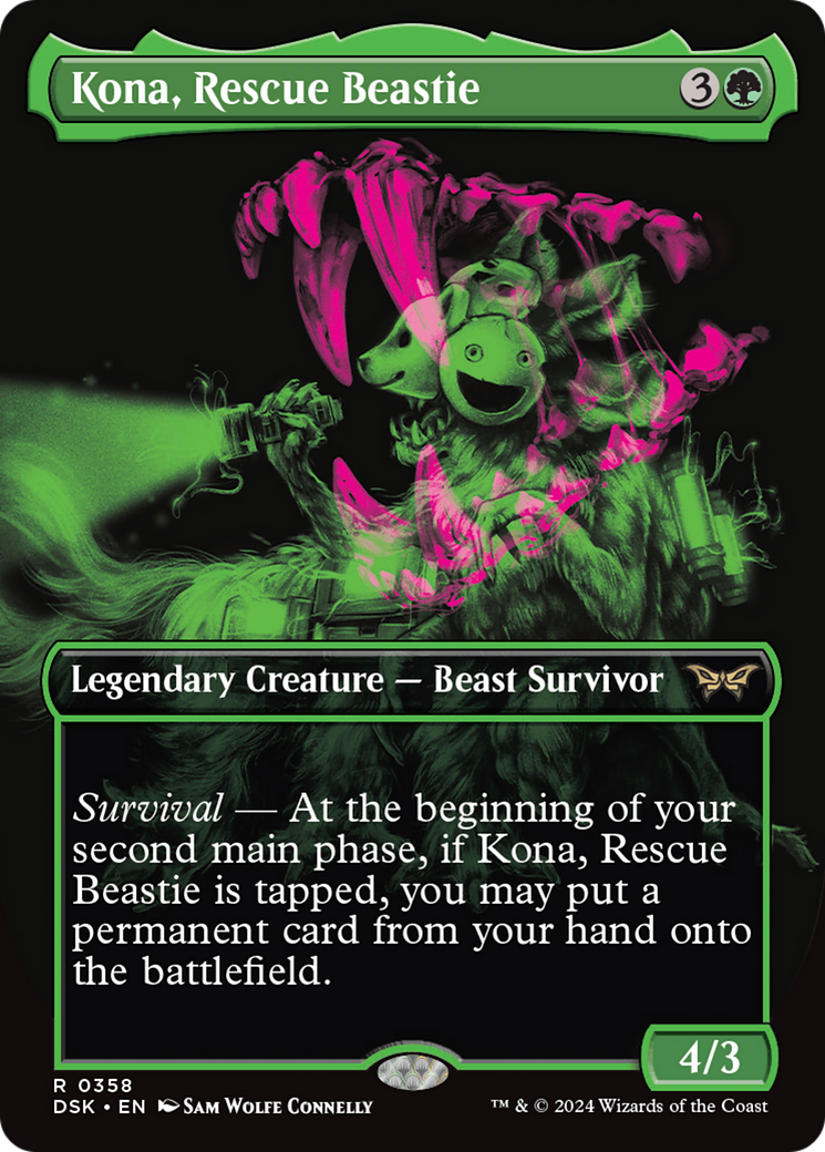 Kona, Rescue Beastie (Showcase) [Duskmourn: House of Horror]-1