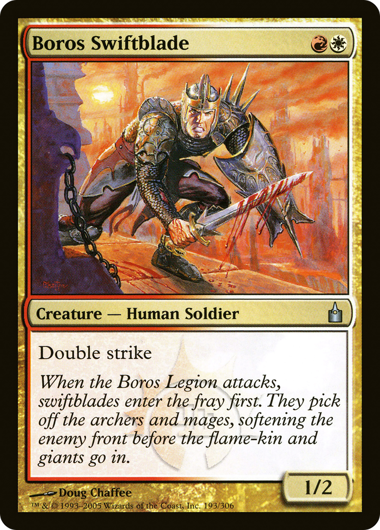 Boros Swiftblade [Ravnica: City of Guilds]-1