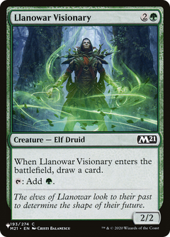 Llanowar Visionary [The List]-1