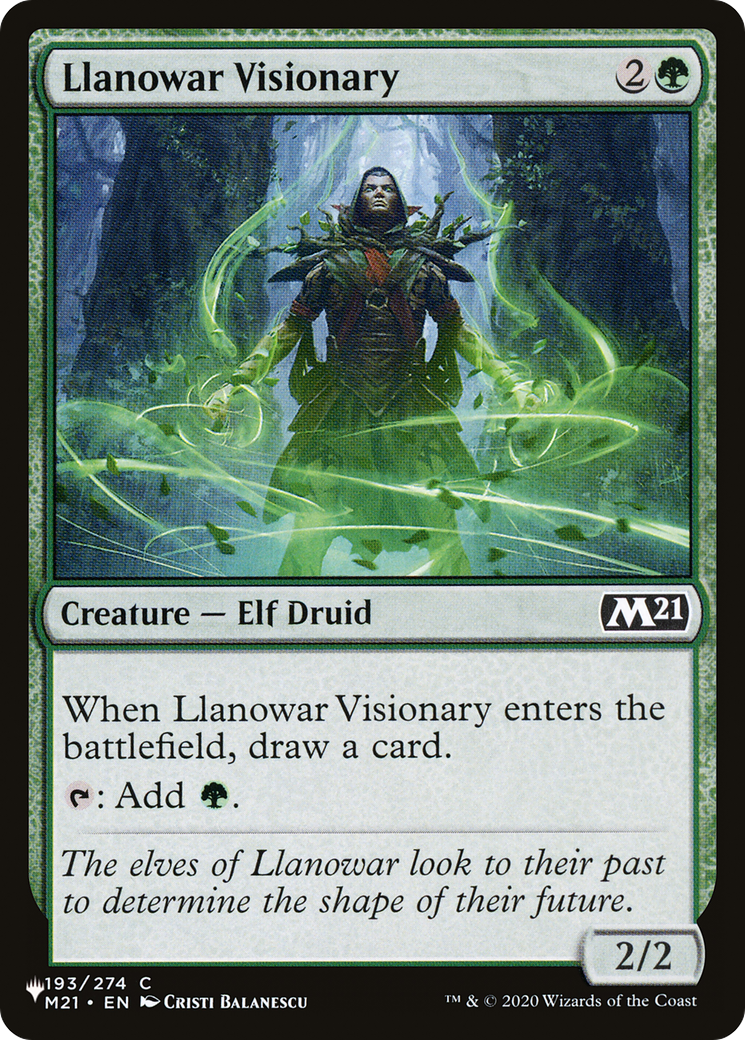 Llanowar Visionary [The List]-1