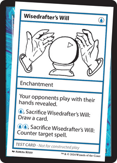 Wisedrafter's Will [Mystery Booster 2 Playtest Cards]-1