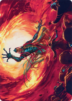 Gix, Yawgmoth Praetor // Gix, Yawgmoth Praetor (ABRO-016) - The Brothers' War Art Series (Borderless)-3