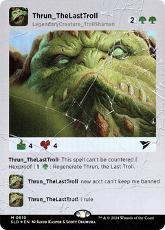 Thrun, the Last Troll (Rainbow Foil) [Secret Lair Drop Series]-1
