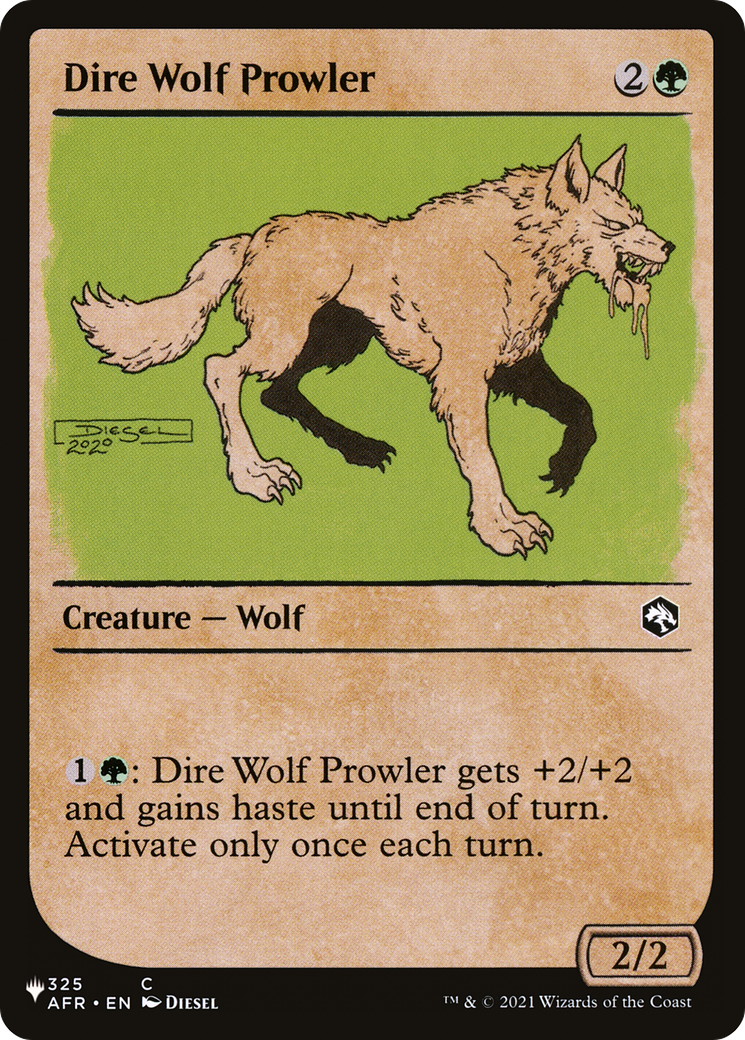 Dire Wolf Prowler (Showcase) [The List]-1
