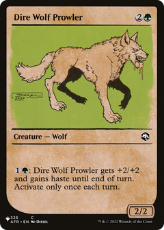 Dire Wolf Prowler (Showcase) [The List]-1