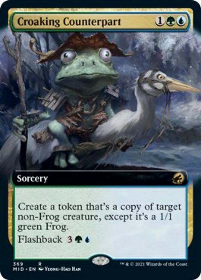 Croaking Counterpart (Extended Art) [Innistrad: Midnight Hunt]-1