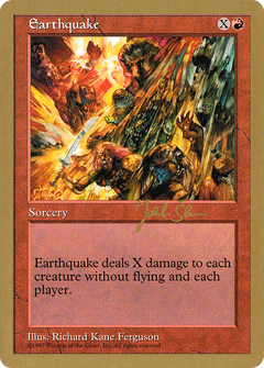 Earthquake - 1997 Jakub Slemr (5ED) (WCD-) - World Championship Decks 1997-1