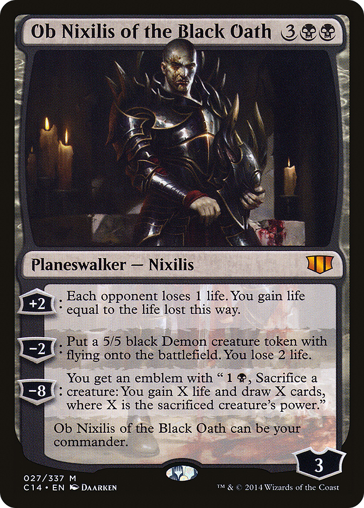 Ob Nixilis of the Black Oath [Commander 2014]-1