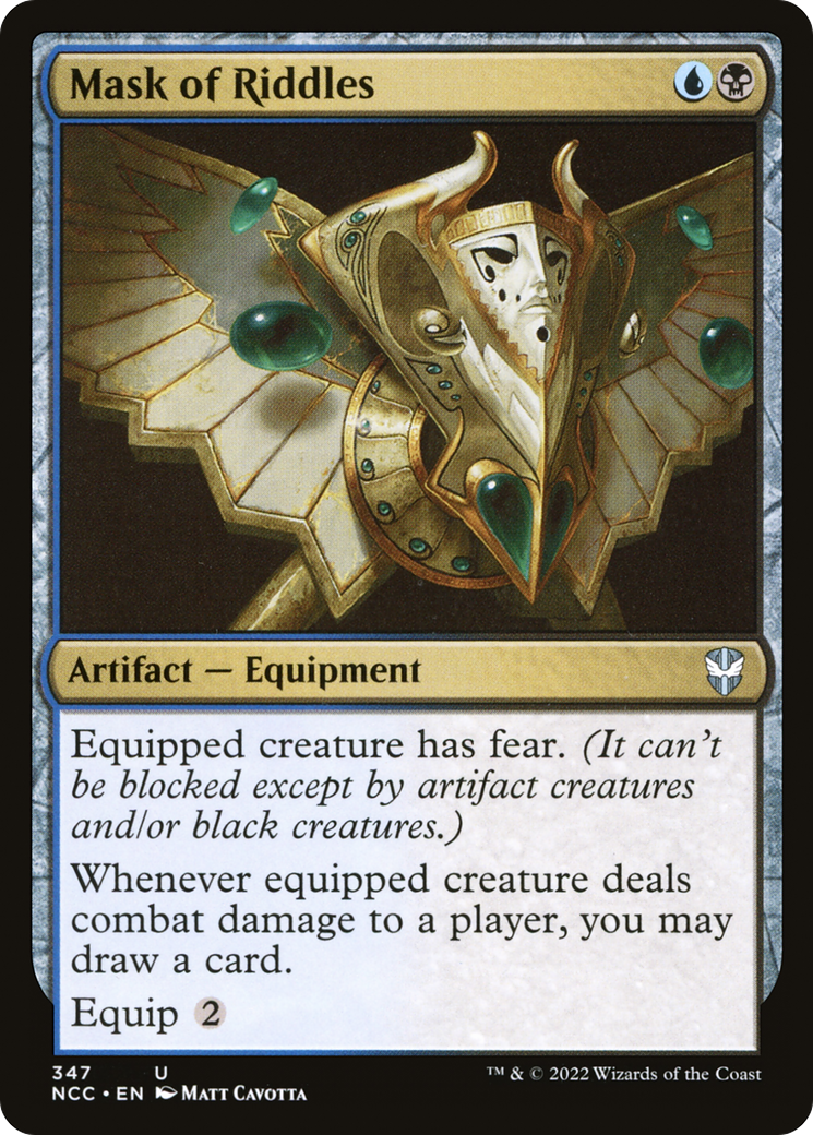 Mask of Riddles [Streets of New Capenna Commander]-1