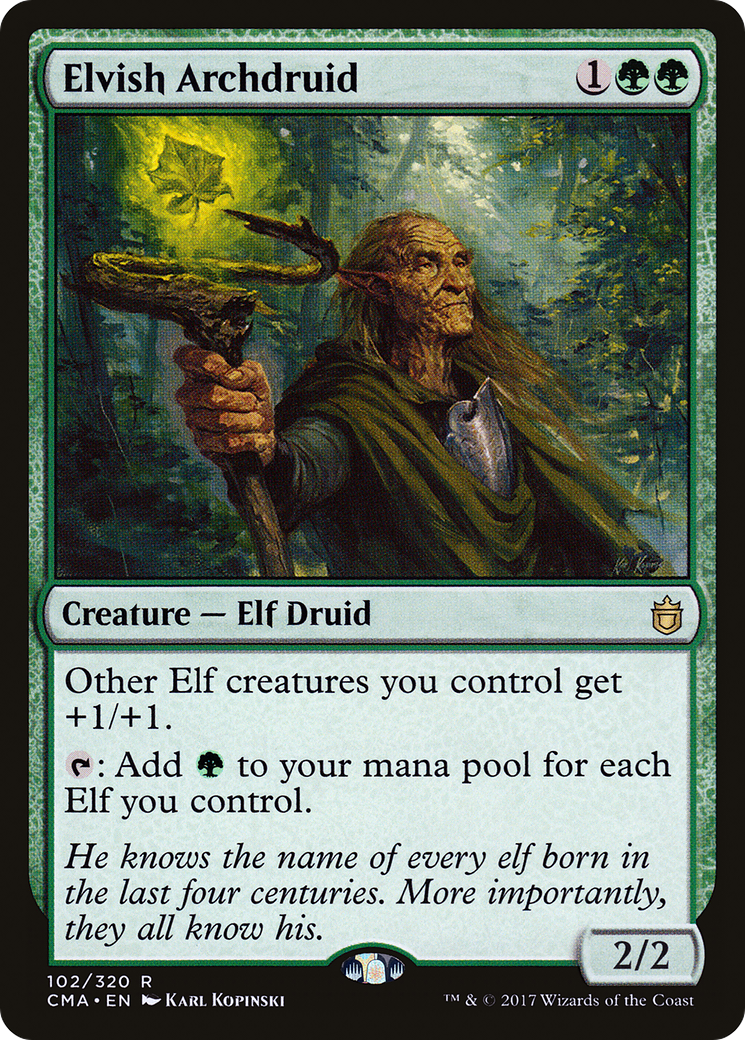 Elvish Archdruid [Commander Anthology]-1