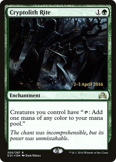 Cryptolith Rite [Shadows over Innistrad Prerelease Promos]-1