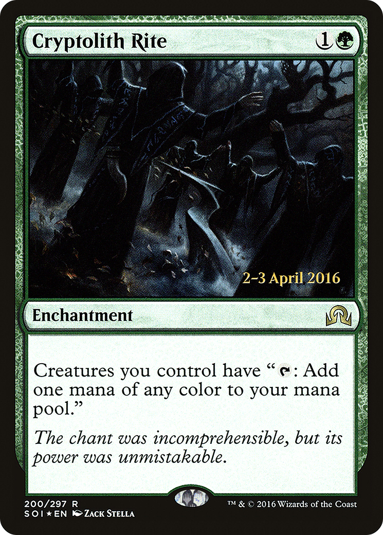 Cryptolith Rite [Shadows over Innistrad Prerelease Promos]-1