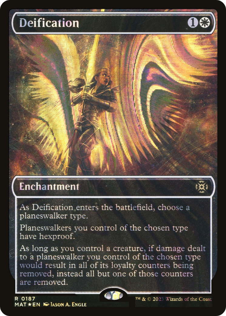 Deification (Showcase Halo Foil) [March of the Machine: The Aftermath]-1