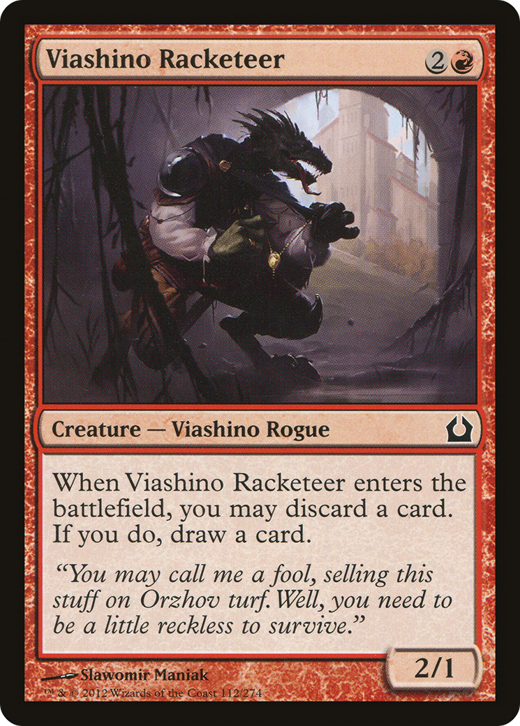 Viashino Racketeer (RTR-112) - Return to Ravnica-1