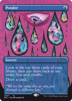 Ponder (Borderless) [Secret Lair Countdown Kit]-1