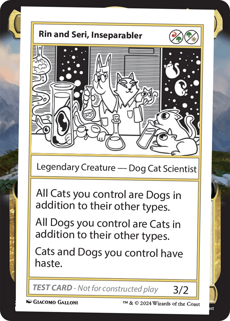 Rin and Seri, Inseparabler [Mystery Booster 2 Playtest Cards]-1