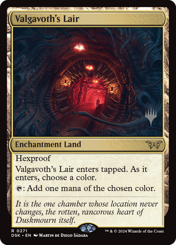 Valgavoth's Lair (PPDSK-271) - Duskmourn: House of Horror Promos Foil-1