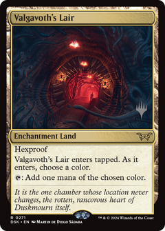 Valgavoth's Lair (PPDSK-271) - Duskmourn: House of Horror Promos-1
