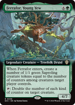 Ferrafor, Young Yew (Extended Art) [Lorwyn Eclipsed Commander]-1