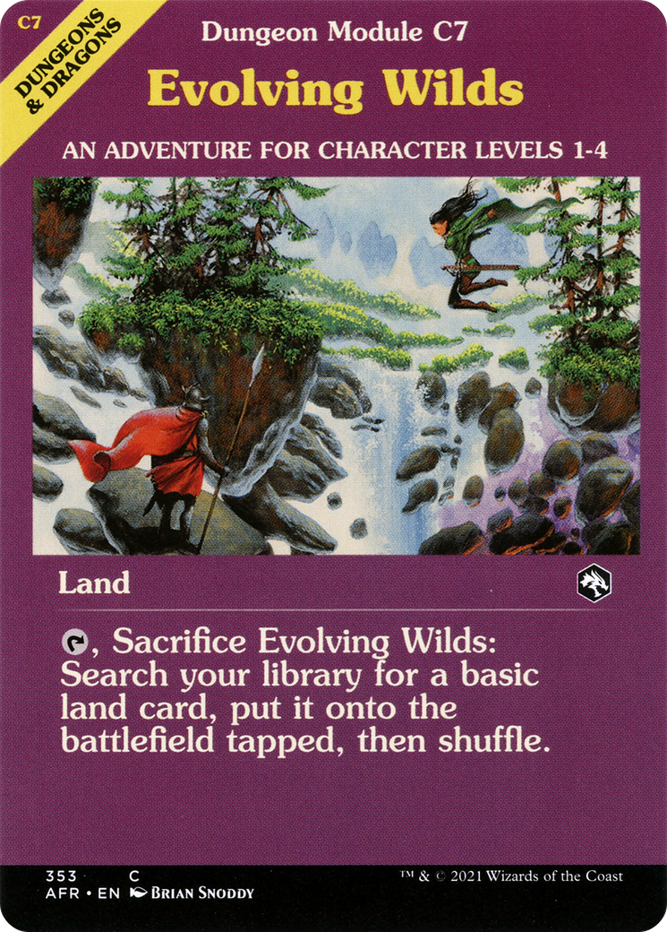 Evolving Wilds (Dungeon Module) [Dungeons & Dragons: Adventures in the Forgotten Realms]-1