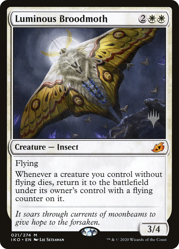 Luminous Broodmoth (Promo Pack) [Ikoria: Lair of Behemoths Promos]-1