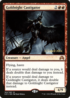 Goldnight Castigator [Shadows over Innistrad Prerelease Promos]-1