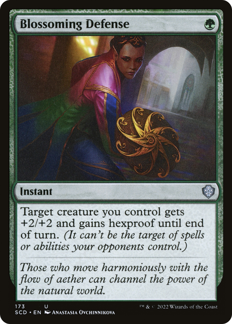 Blossoming Defense [Starter Commander Decks]-1