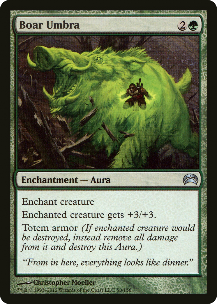Boar Umbra [Planechase 2012]-1