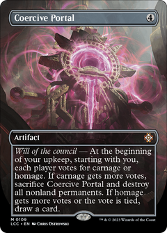 Coercive Portal (Borderless) [The Lost Caverns of Ixalan Commander]-1