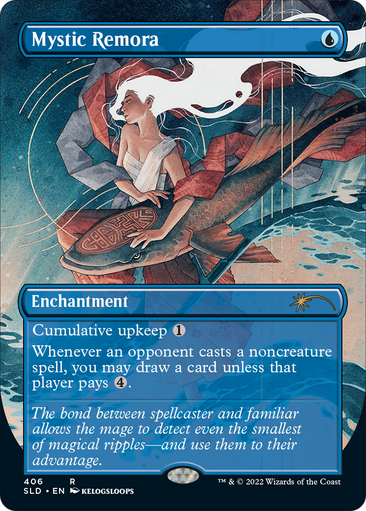 Mystic Remora (Borderless) [Secret Lair Drop Series]-1