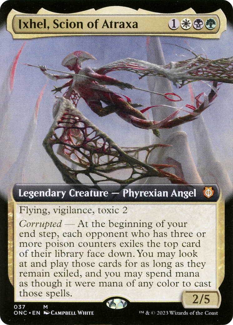 Ixhel, Scion of Atraxa (Extended Art) [Phyrexia: All Will Be One Commander]-1