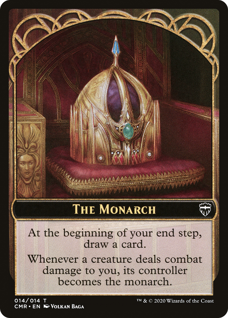 The Monarch Token (CMR-014) - Commander Legends Tokens Foil-1