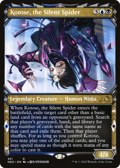 Kotose, the Silent Spider (Showcase Ninja) [Kamigawa: Neon Dynasty]-1